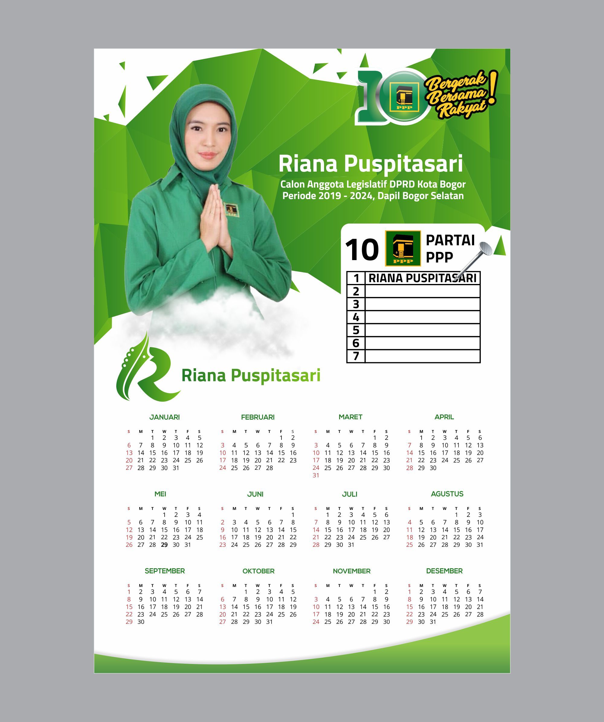 Detail Desain Kalender Elegan Nomer 7