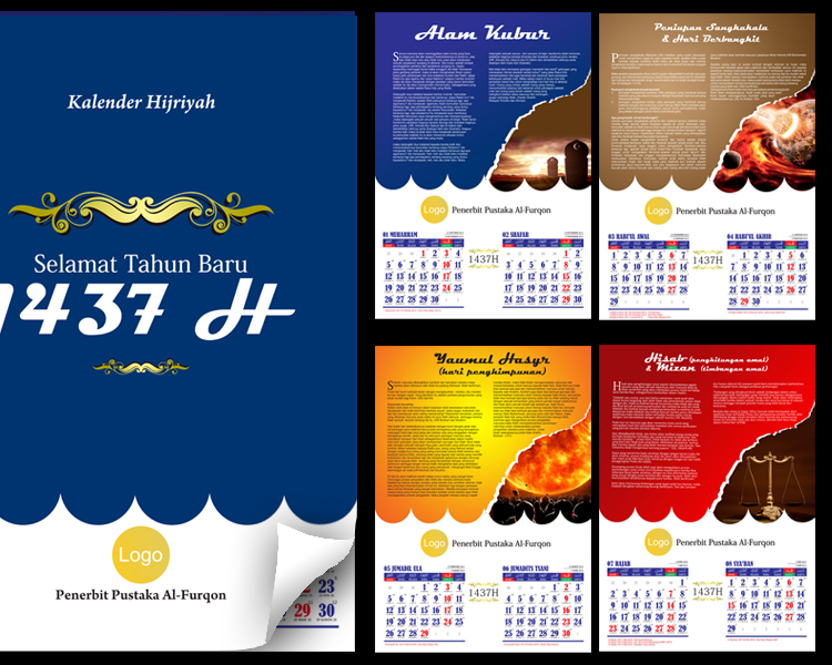 Detail Desain Kalender Islami Nomer 5