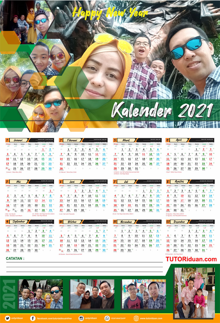 Detail Desain Kalender Keluarga Nomer 20