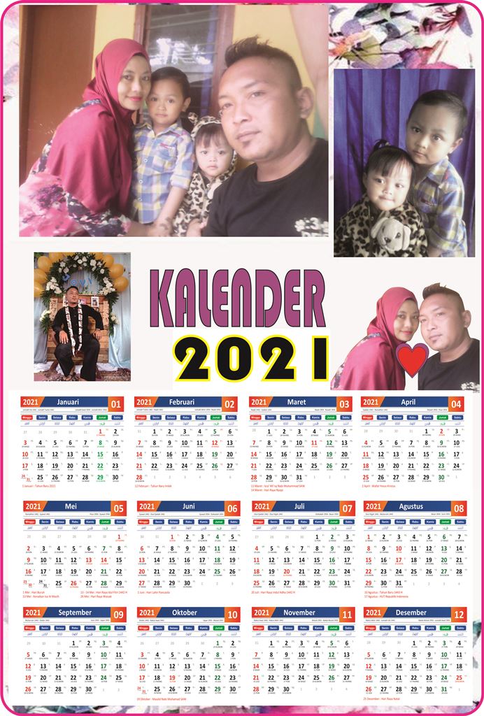 Detail Desain Kalender Keluarga Nomer 26