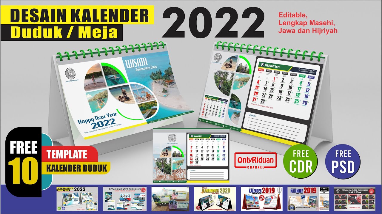 Detail Desain Kalender Meja 2019 Cdr Nomer 33