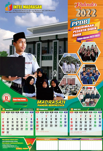 Detail Desain Kalender Sekolah Keren Nomer 22