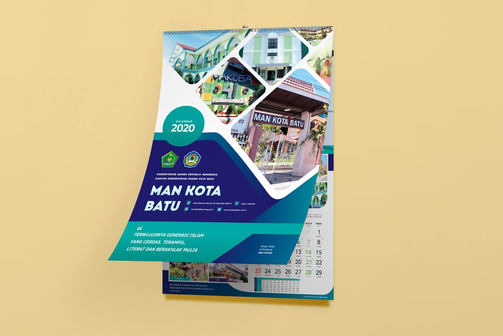 Detail Desain Kalender Sekolah Keren Nomer 32