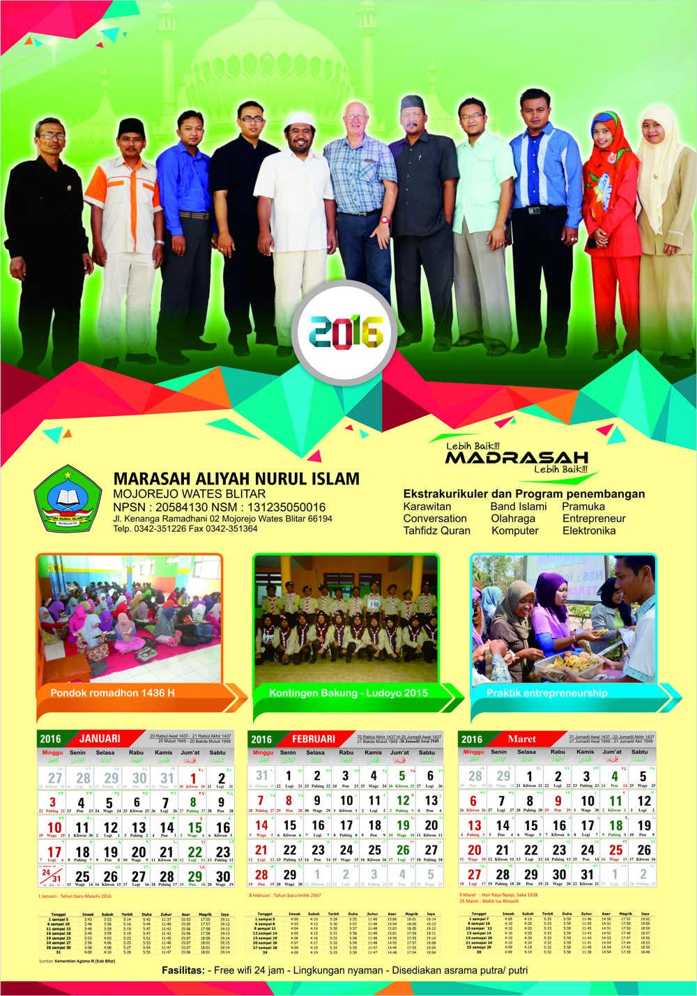 Detail Desain Kalender Sekolah Keren Nomer 52