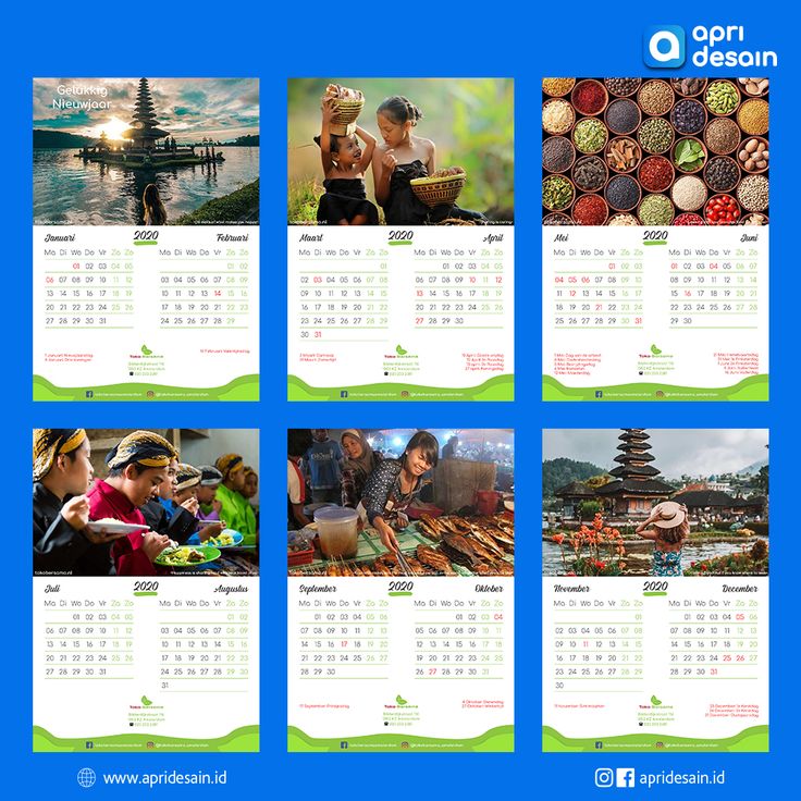 Desain Kalender Unik Dan Menarik 56 Koleksi Gambar 4081