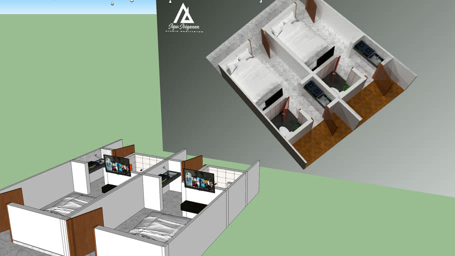 Detail Desain Kamar 3d Nomer 20