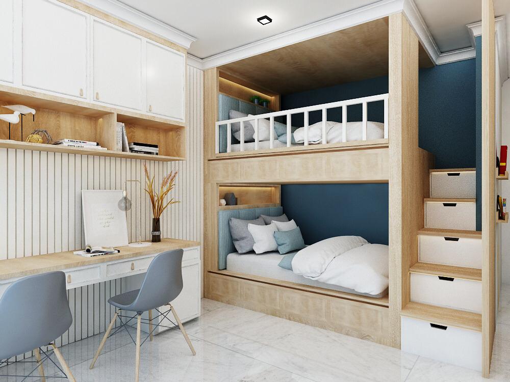 Detail Desain Kamar Anak 2 Tempat Tidur Nomer 2