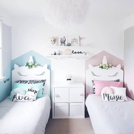 Detail Desain Kamar Anak Perempuan Unicorn Nomer 6