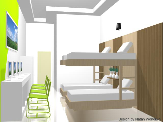 Detail Desain Kamar Asrama Santri Nomer 4