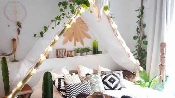 Detail Desain Kamar Bohemian Nomer 21