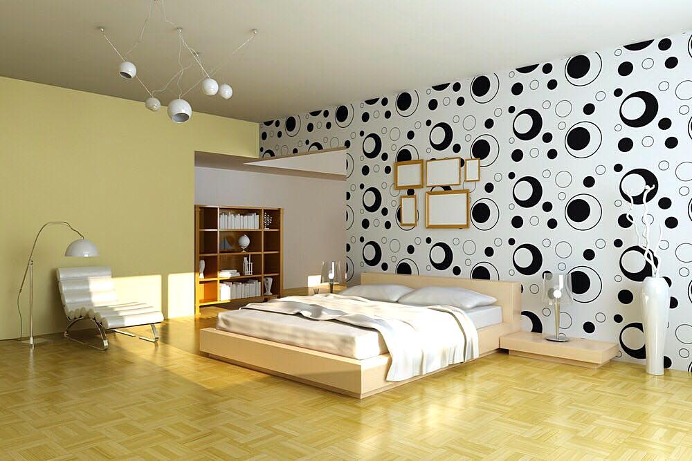 Detail Desain Kamar Dengan Wallpaper Nomer 33