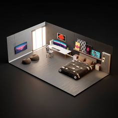 Detail Desain Kamar Gaming Sederhana Nomer 34