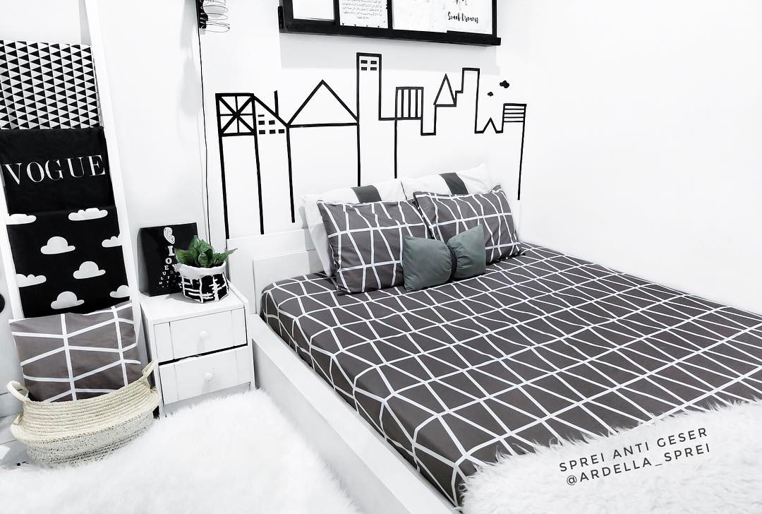 Detail Desain Kamar Hitam Putih Remaja Nomer 34