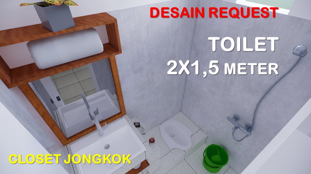 Detail Desain Kamar Mandi 1 Meter Nomer 25