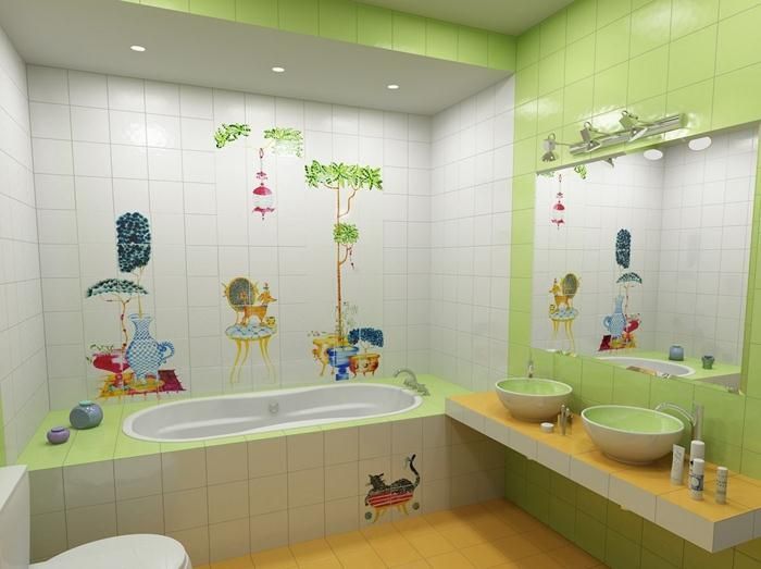 Detail Desain Kamar Mandi Anak Minimalis Nomer 9