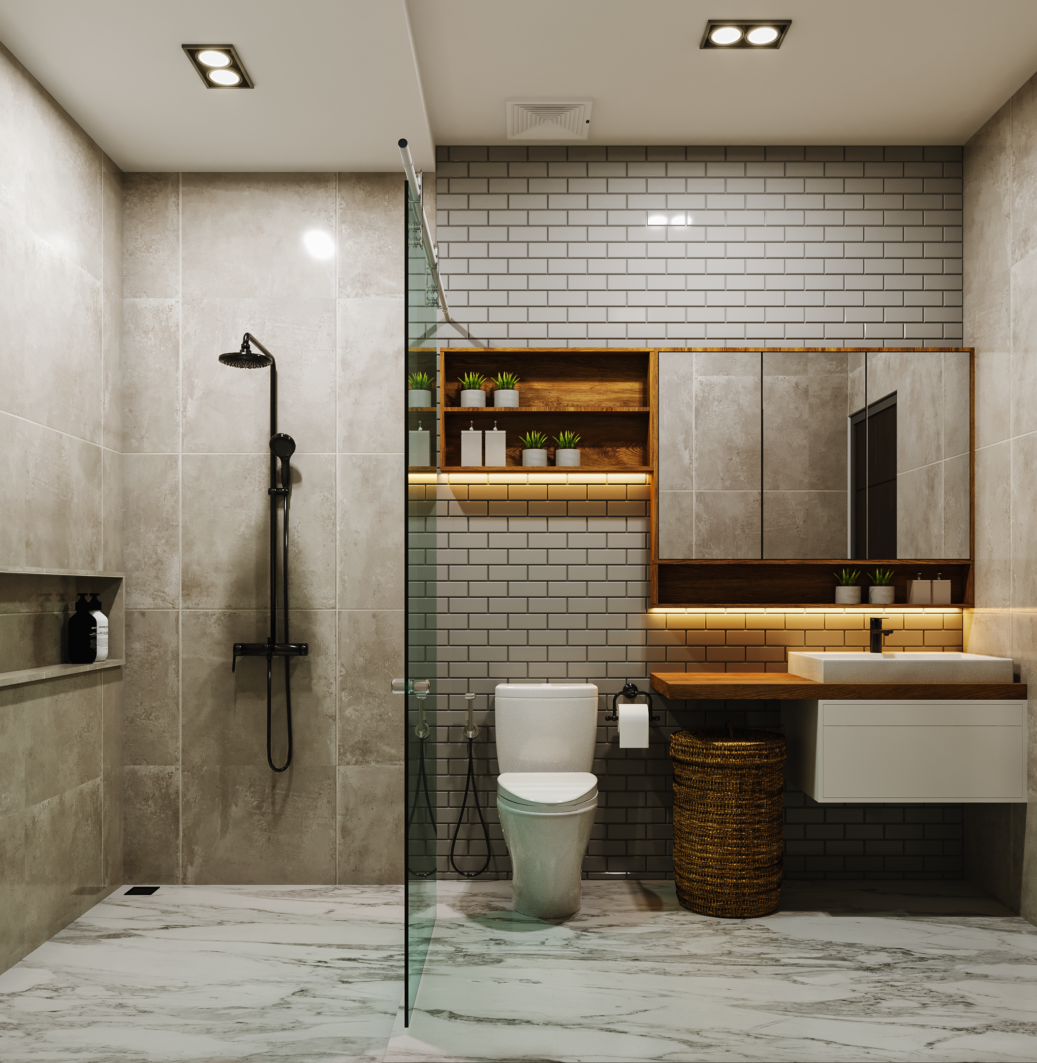 Detail Desain Kamar Mandi Dan Wc Sederhana Nomer 43