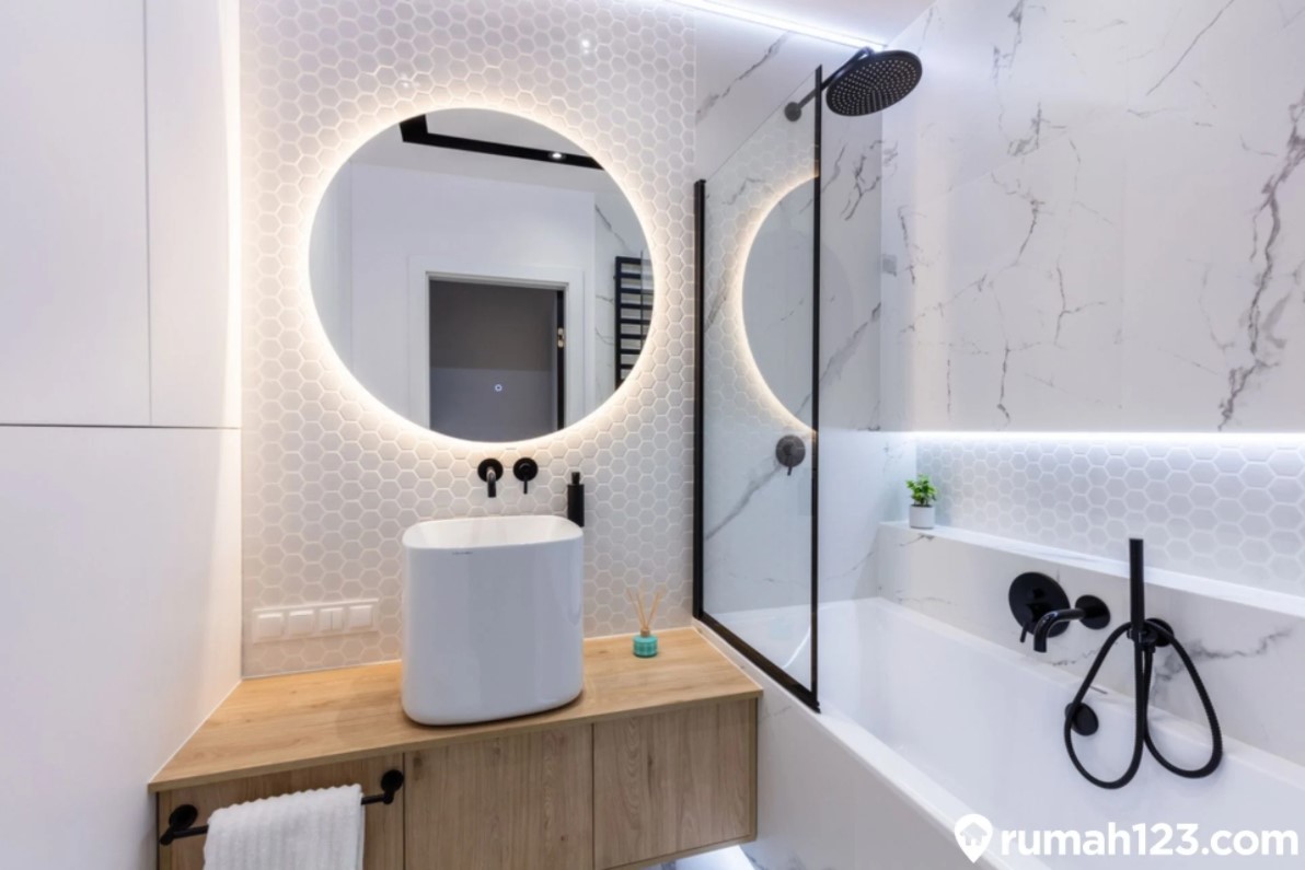 Detail Desain Kamar Mandi Dengan Bathtub Nomer 5