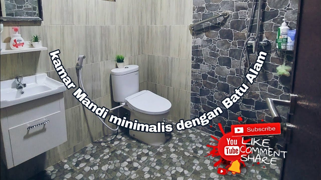 Detail Desain Kamar Mandi Motif Batu Alam Nomer 42