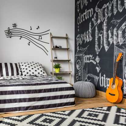 Detail Desain Kamar Musik Nomer 9