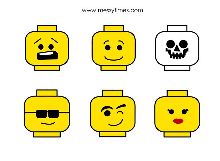 Detail Lego Smiley Face Head Nomer 12
