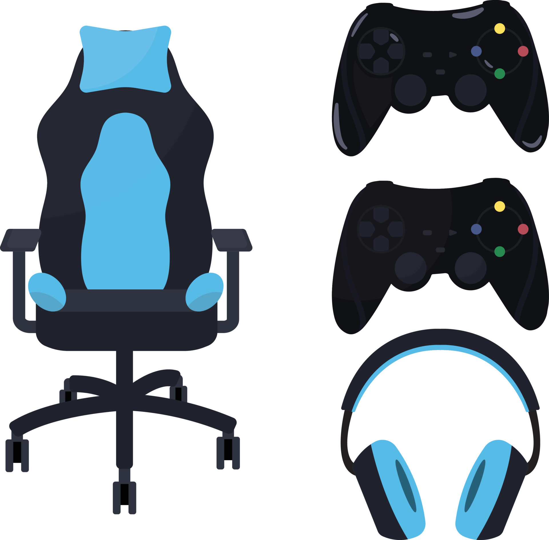 Detail Minimalist Game Controller Nomer 4
