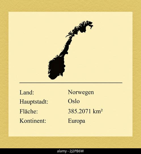 Detail Norwegen Umriss Nomer 4