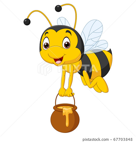 Detail Honey Bee Cartoon Nomer 29