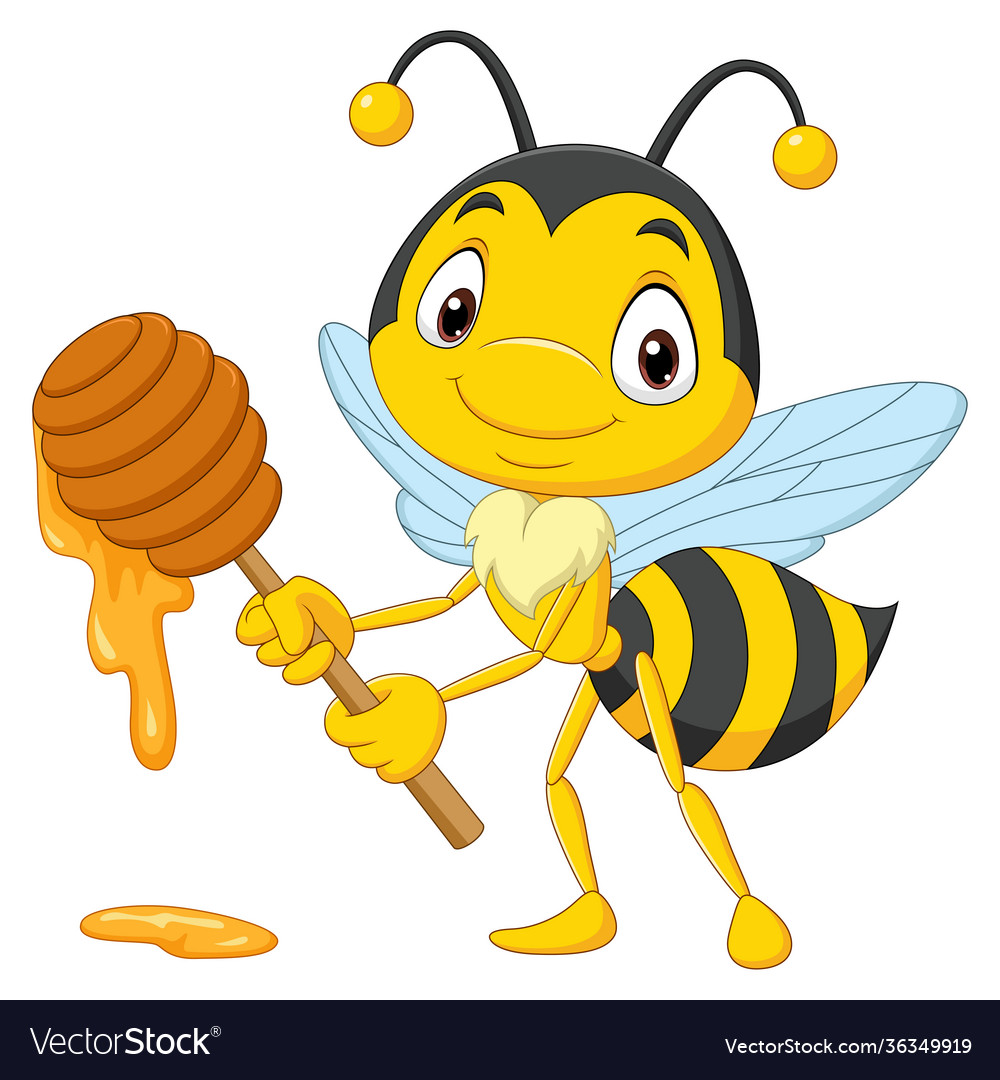 Detail Honey Bee Cartoon Nomer 6