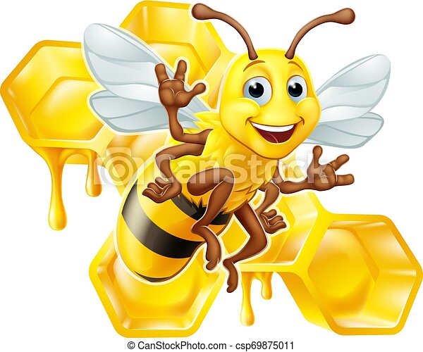 Detail Honey Bee Cartoon Nomer 51