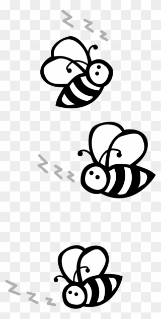 Detail Honey Bee Clipart Black And White Free Nomer 13