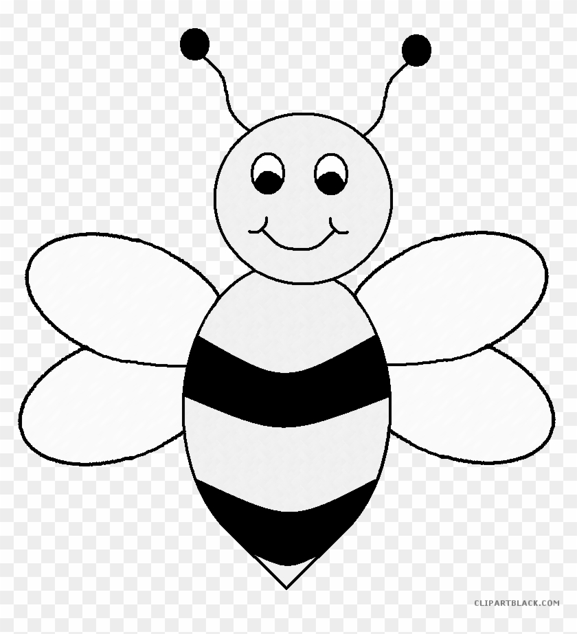 Detail Honey Bee Clipart Black And White Free Nomer 18