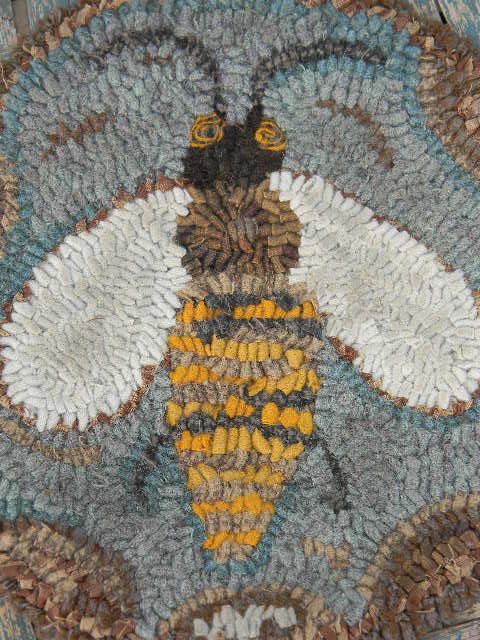 Detail Honey Beehive Rug Hooking Nomer 16