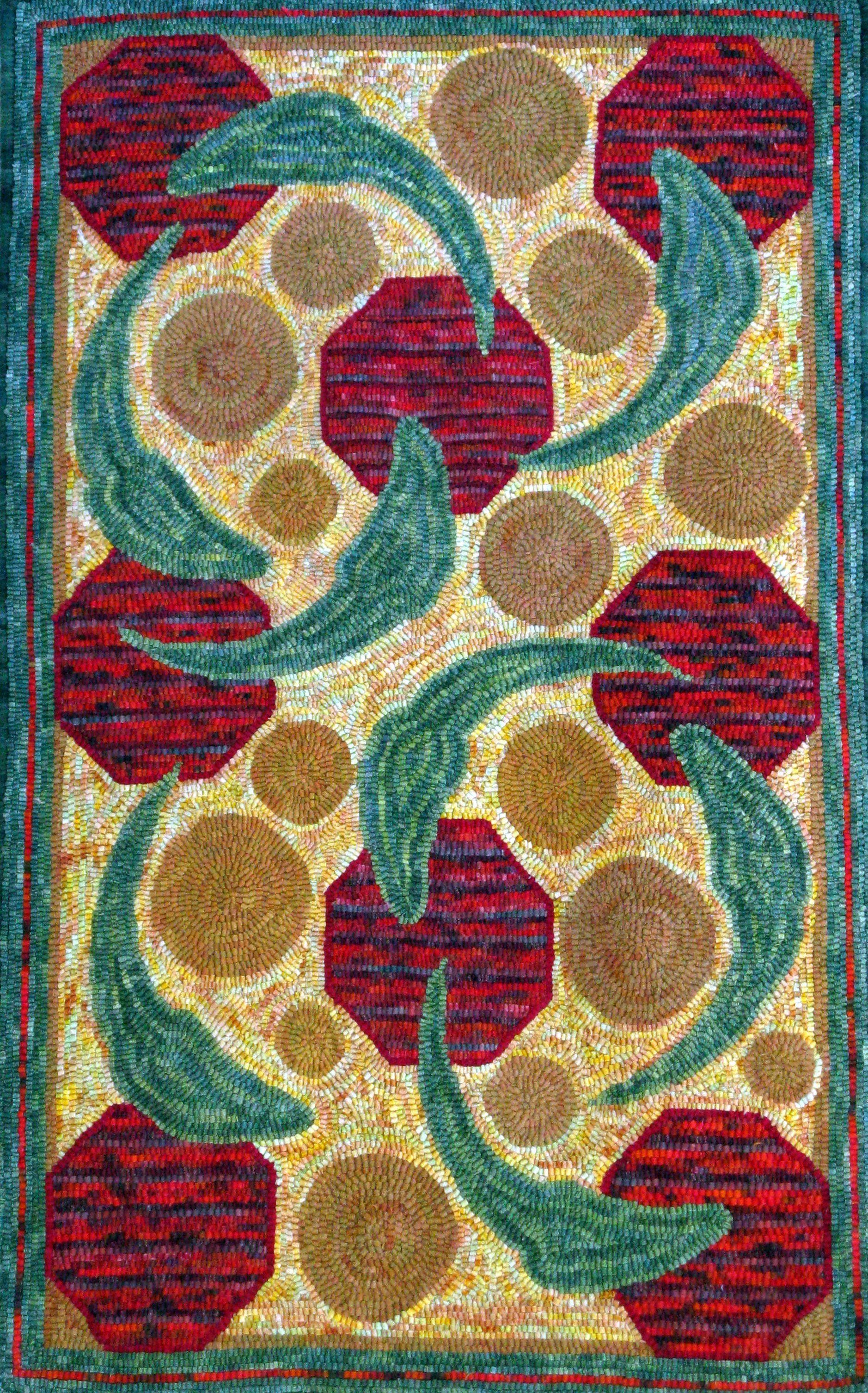 Detail Honey Beehive Rug Hooking Nomer 20