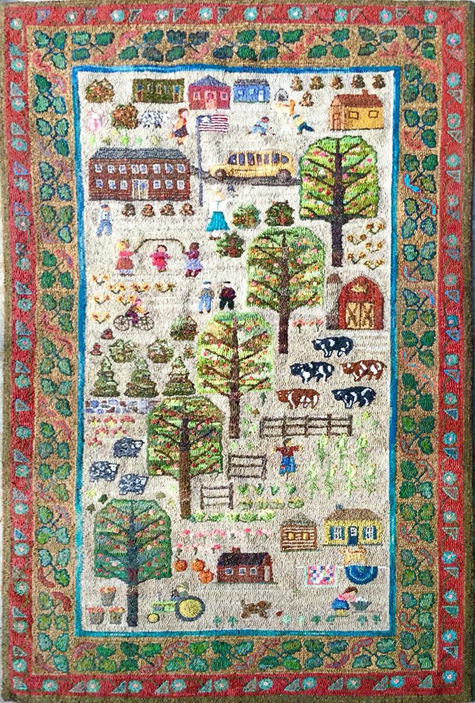 Detail Honey Beehive Rug Hooking Nomer 24