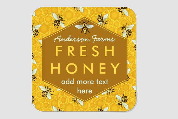 Detail Honey Jar Labels Template Nomer 17