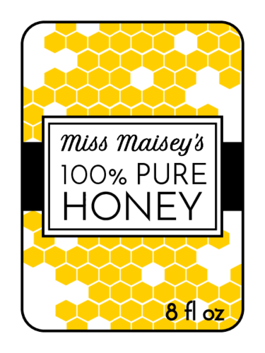 Detail Honey Jar Labels Template Nomer 37