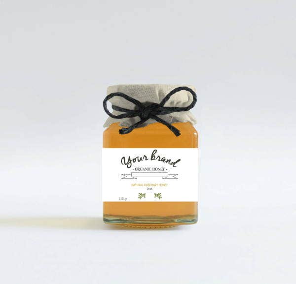 Detail Honey Jar Labels Template Free Nomer 21