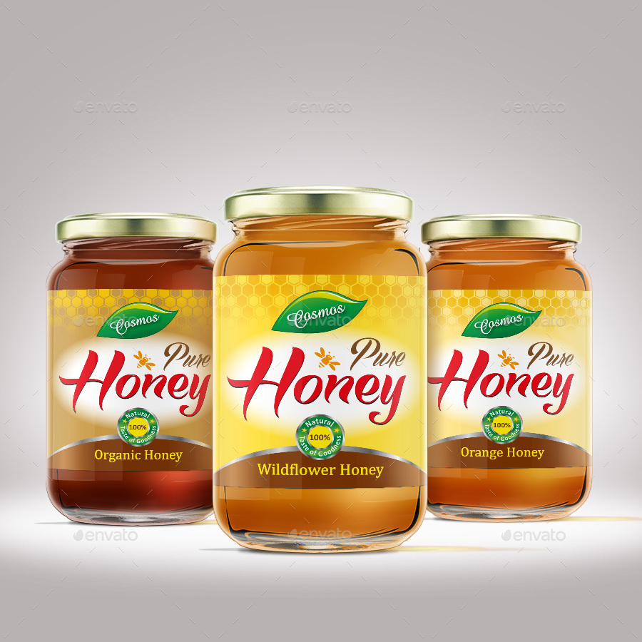 Detail Honey Jar Labels Template Free Nomer 25