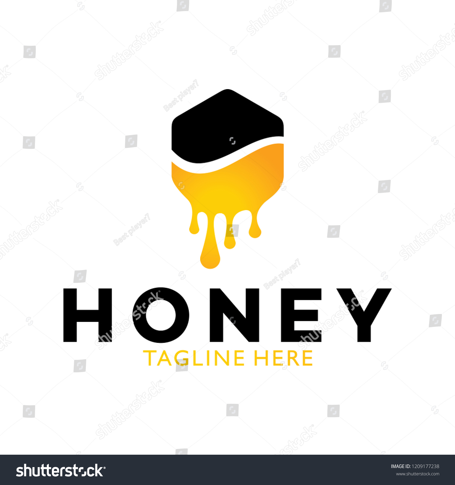 Detail Honey Logo Nomer 37