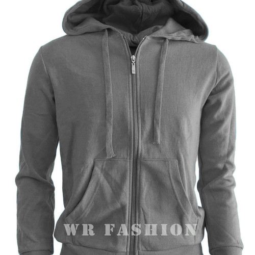 Detail Hoodie Abu Abu Polos Depan Belakang Nomer 31