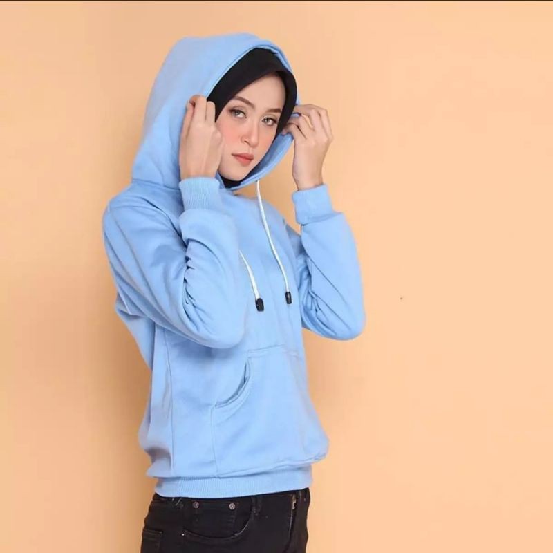 Hoodie Biru Langit - KibrisPDR