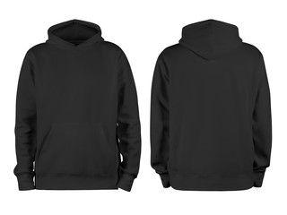 Detail Hoodie Hitam Polos Depan Belakang Nomer 12