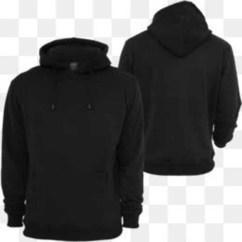 Detail Hoodie Hitam Polos Depan Belakang Nomer 38