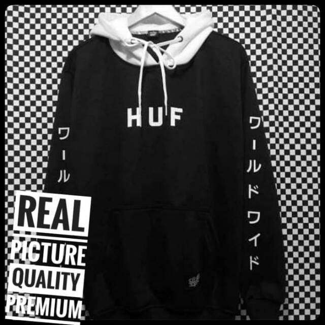 Detail Hoodie Hitam Putih Nomer 27