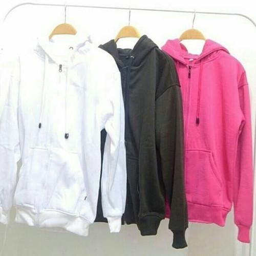 Detail Hoodie Polos Hitam Depan Belakang Nomer 43