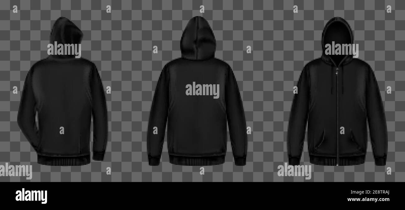 Download Hoodie Polos Hitam Depan Belakang Nomer 52