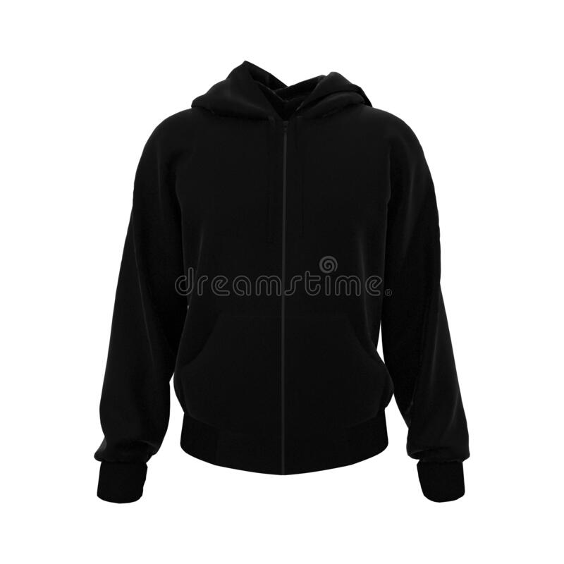 Detail Hoodie Polos Hitam Untuk Desain Nomer 14