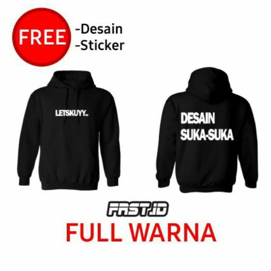 Detail Hoodie Polos Untuk Desain Nomer 29