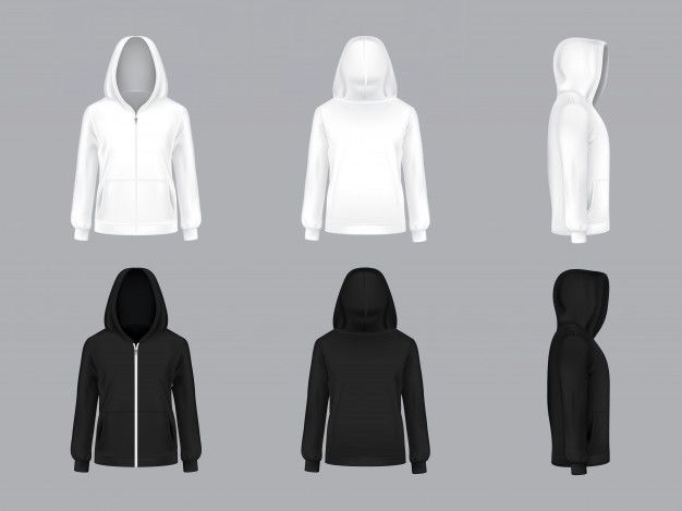 Detail Hoodie Polos Untuk Desain Nomer 34