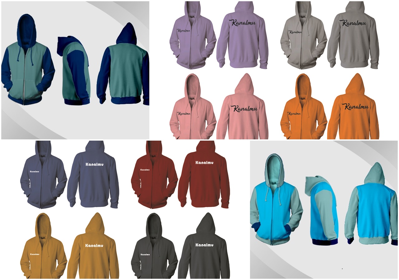 Detail Hoodie Polos Untuk Desain Nomer 46